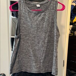 Gray Sleeveless Women's Top